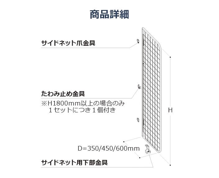 サイドネットセット