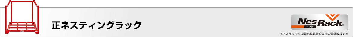 正ネスティングラック価格表