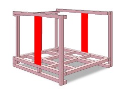 コロビ止め中柱