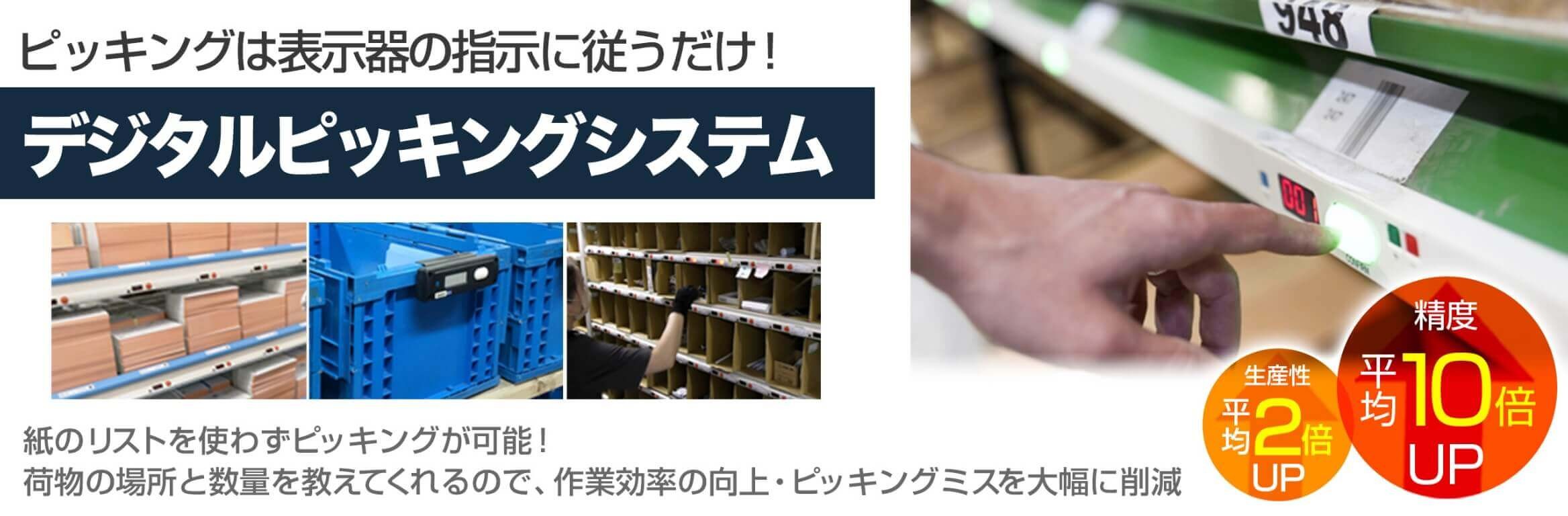 ピッキングは表示器の指示に従うだけ！