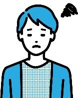 悩んでる人物イラスト