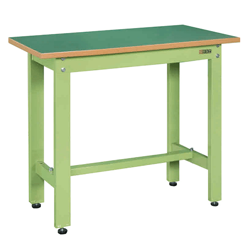 軽量作業台 グリーン KK-37FN サカエリューム天板【返品不可】