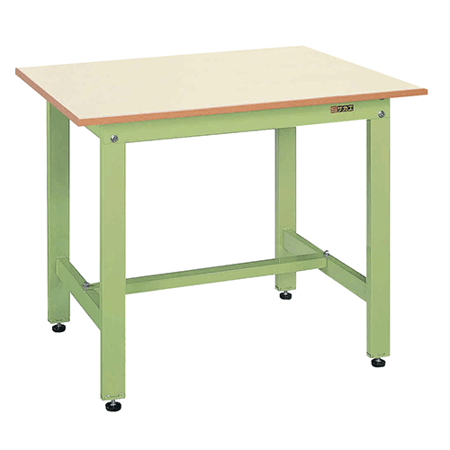 軽量作業台 グリーン KK-39NIG ポリエステル天板【返品不可】